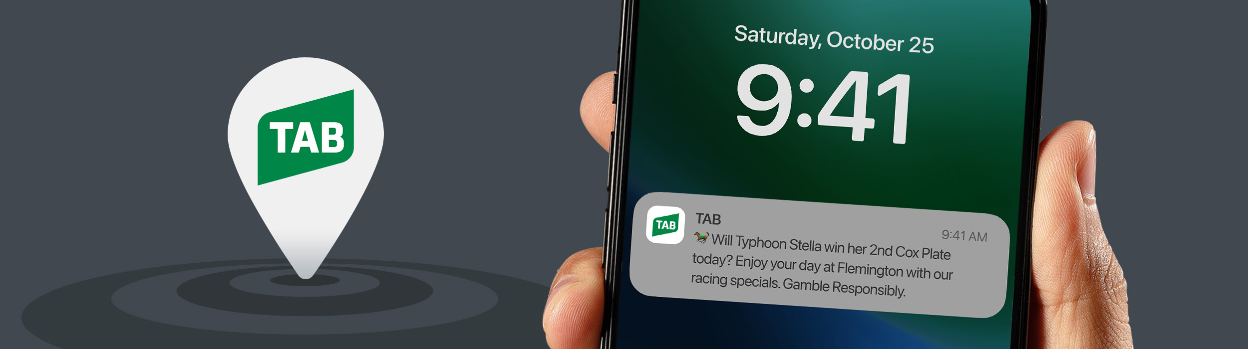 TAB location-based offers hero